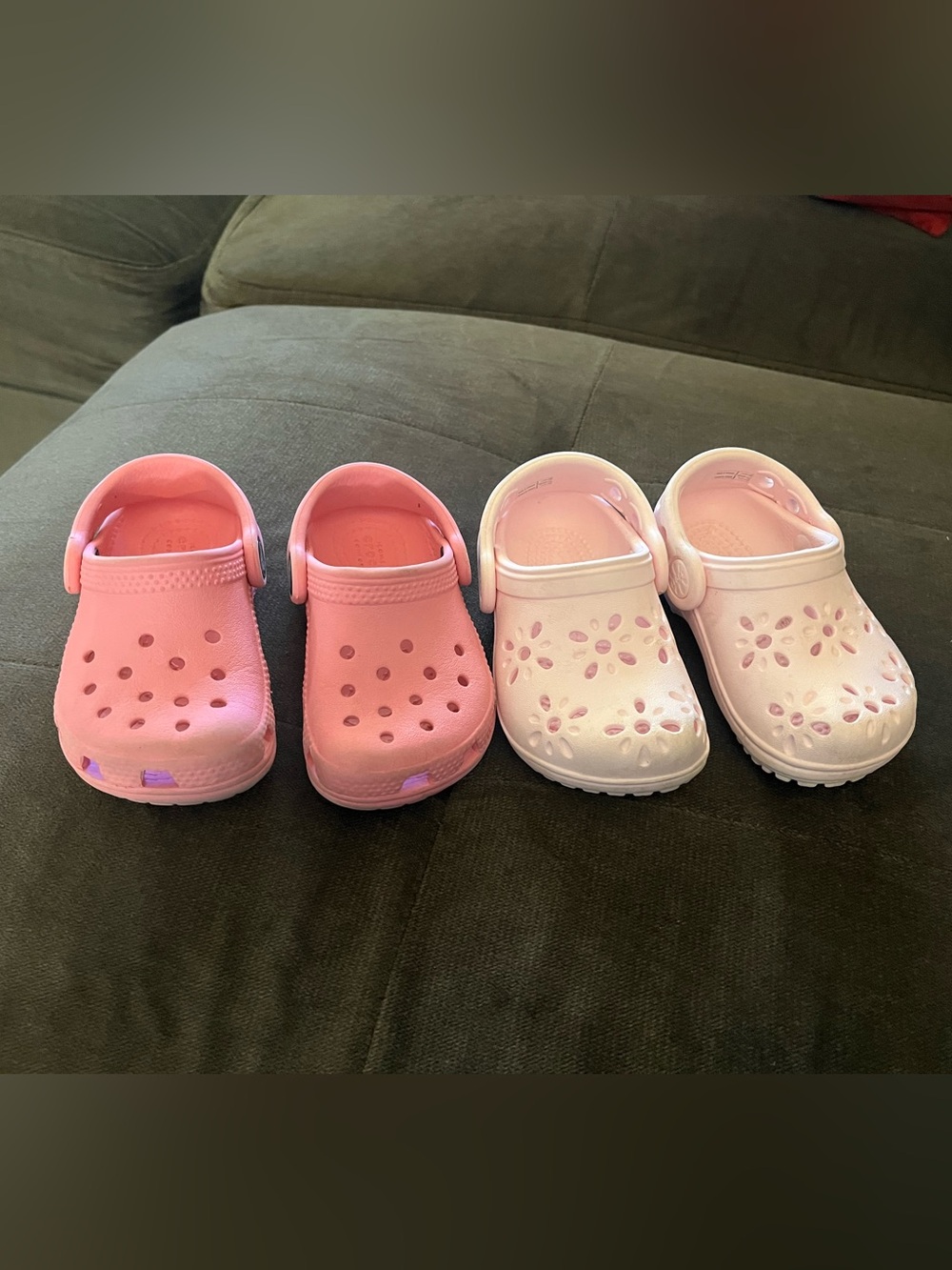 Baby girl 6c crocs